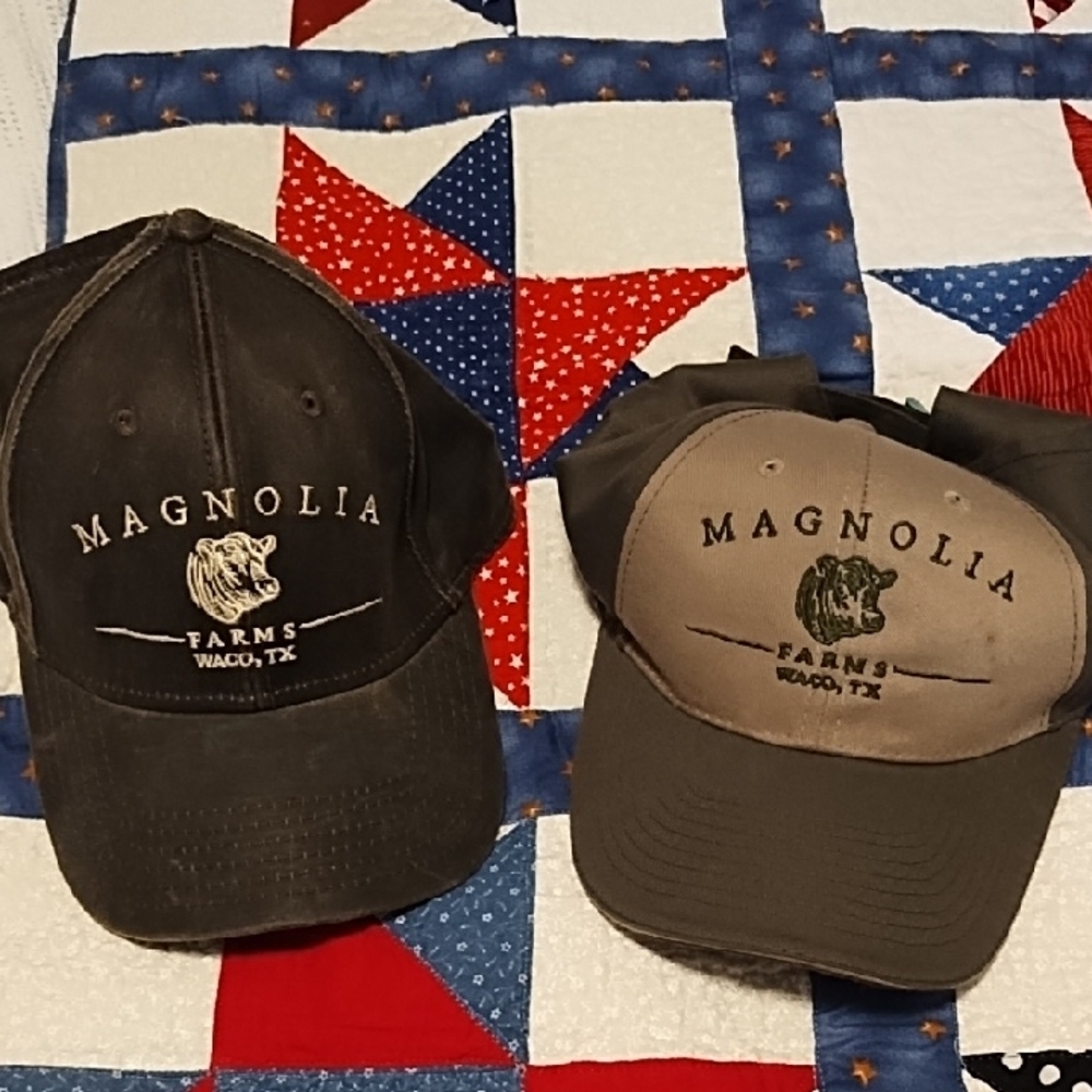 2 -Magnolia Brown and Green/Tan  Cap